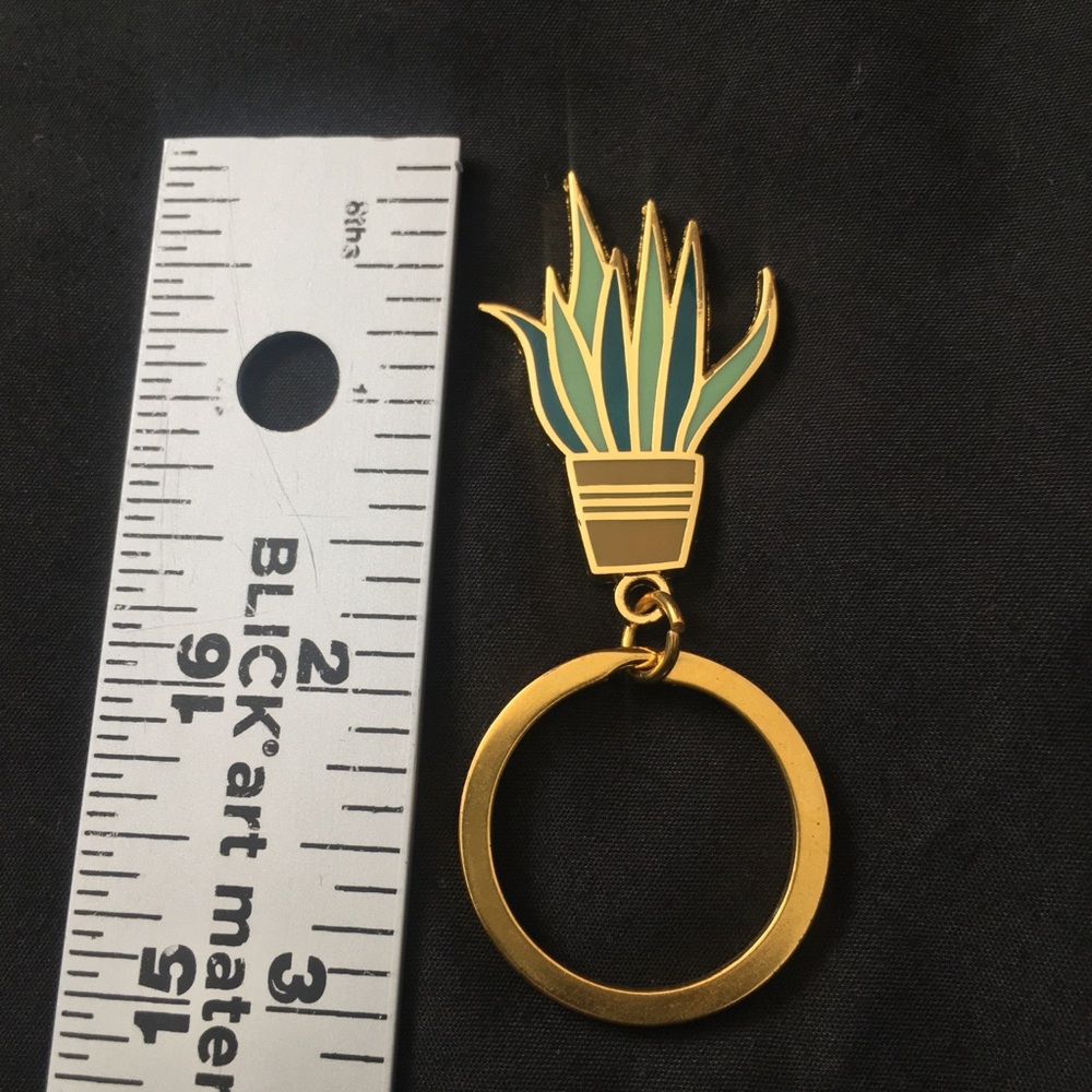 Trendy 3pc. Cactus Keychain Set - Picture 5 of 6